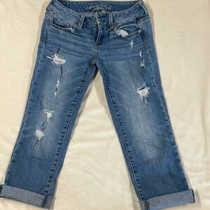 American Eagle Jean Capris
